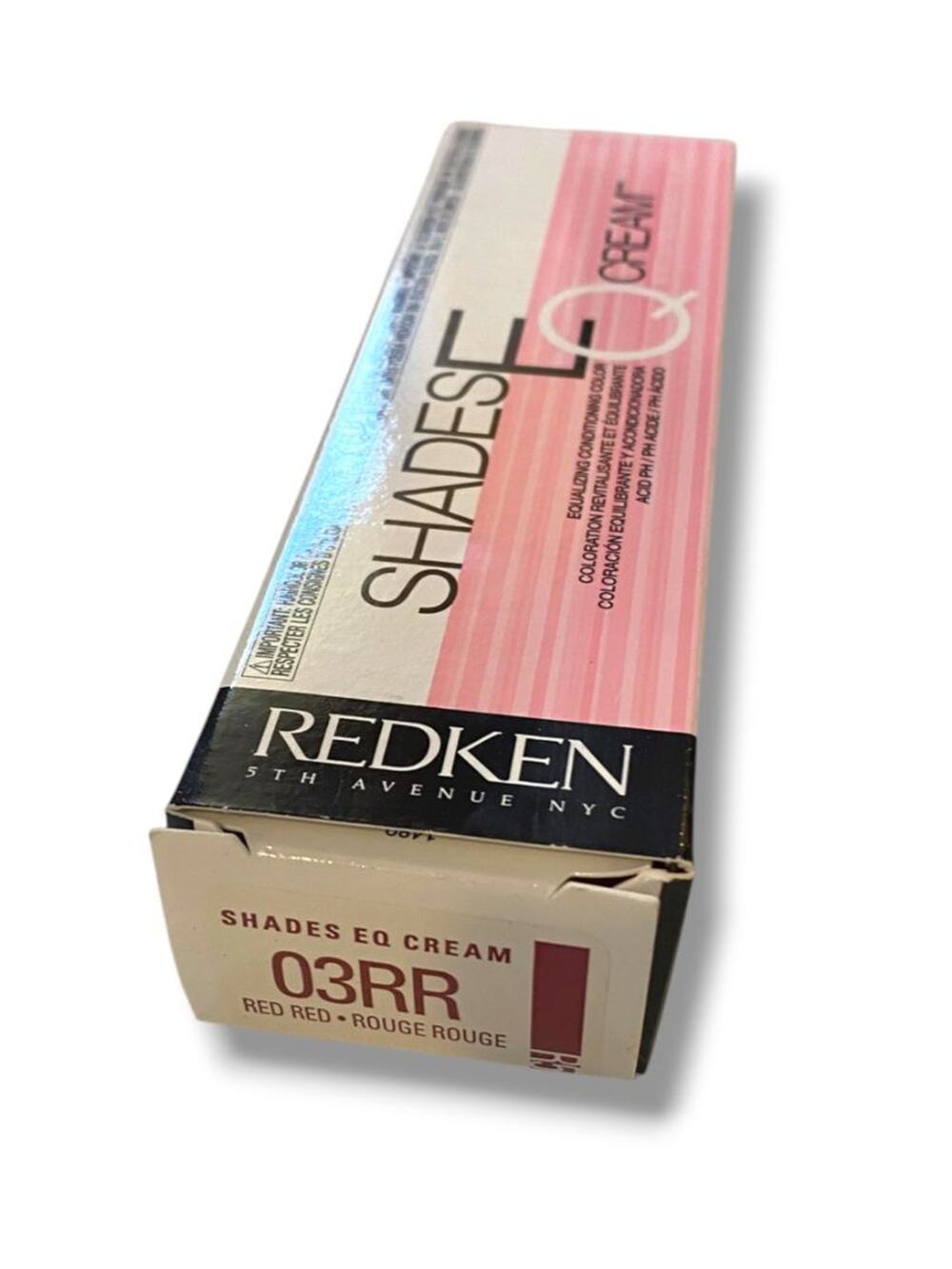 Redken New Shades EQ Cream 03RR Red 2.1 oz Color Equalizing Conditioner Color